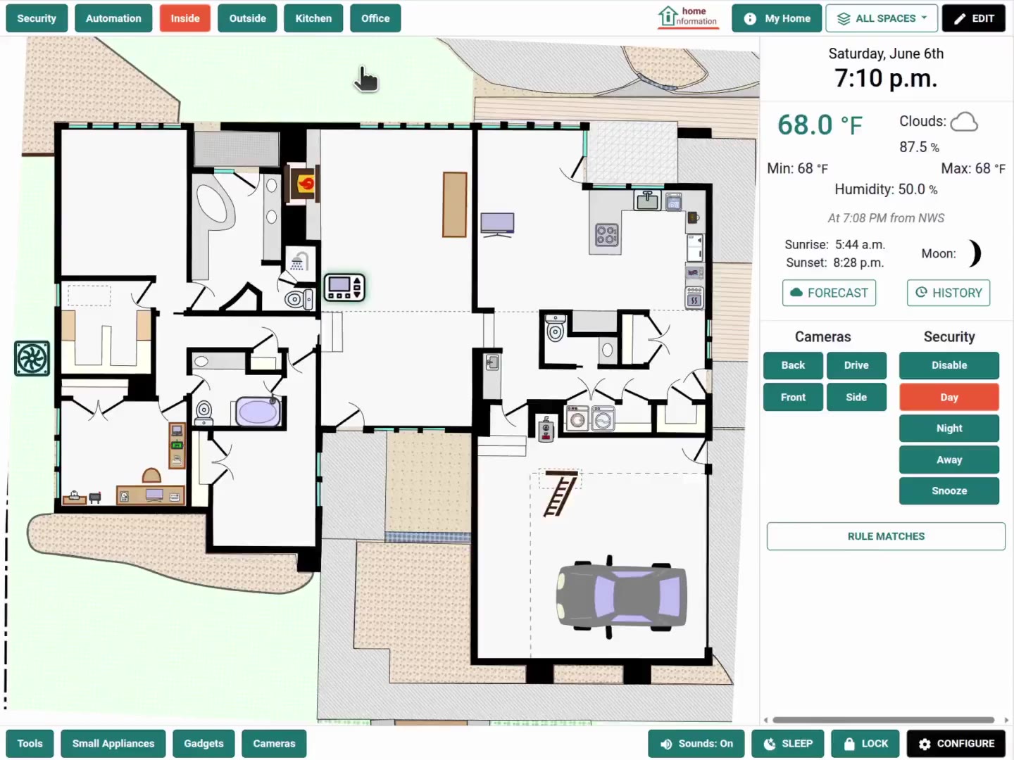 Home Information walkthrough screenshot